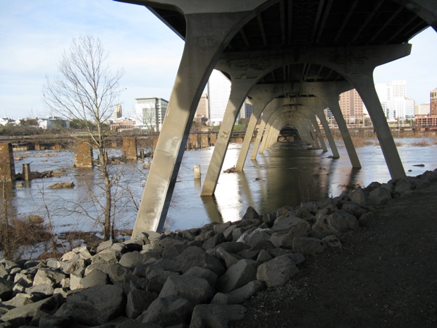 Underside View of Manchester Bridge